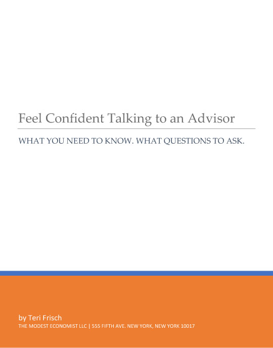 Feel Confident Talking to an Advisor by Teri Frisch