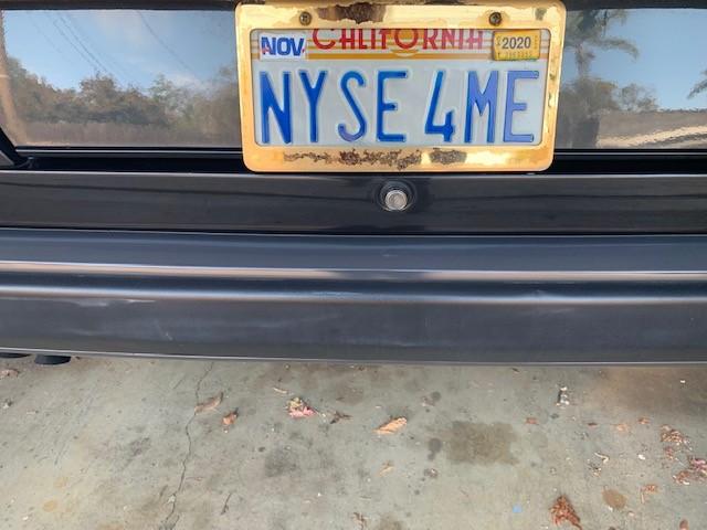 NYSE4ME License Plate