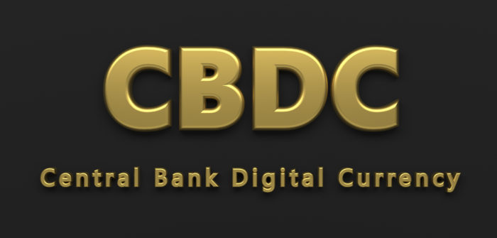 symbol of central bank digital currency CBDC